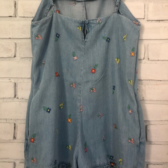 Like New Stella McCartney light blue chambray playsuit size 12yrs - Picture 7 of 10